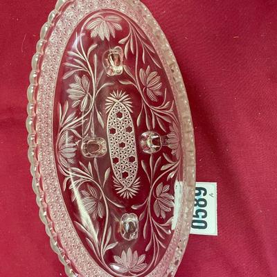 Beautiful oval scalloped dish