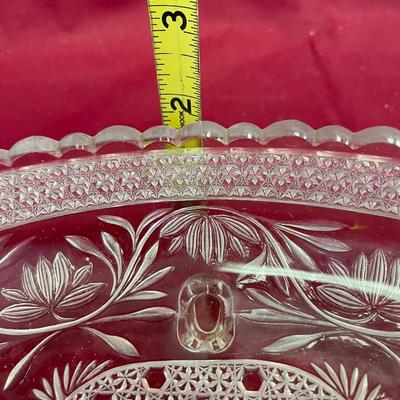 Beautiful oval scalloped dish