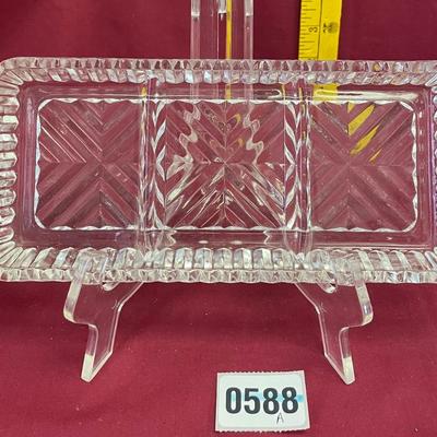 Rectangle 10â€ relish/divided tray