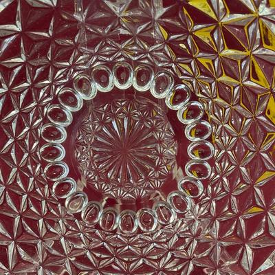 Fostoria American cube pattern
