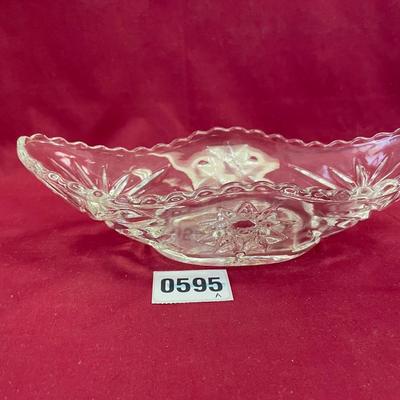 Anchor Hocking Star of David relish dish