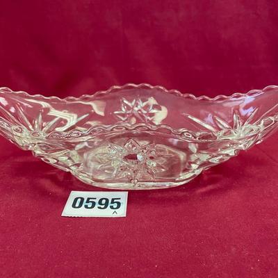 Anchor Hocking Star of David relish dish