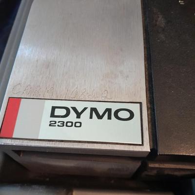 Vintage WORKING DYMO 2300 Typewriter Kit / Lable maker with case and tape refills