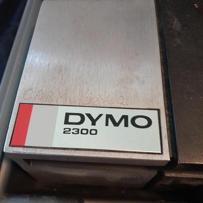 Vintage WORKING DYMO 2300 Typewriter Kit / Lable maker with case and tape refills