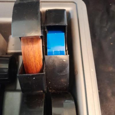 Vintage WORKING DYMO 2300 Typewriter Kit / Lable maker with case and tape refills