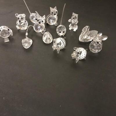 CRYSTAL ANIMALS LOT