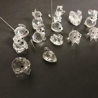 CRYSTAL ANIMALS LOT