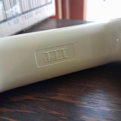 Vintage push button Tabletop telephone, Book with hidden compartment, and more