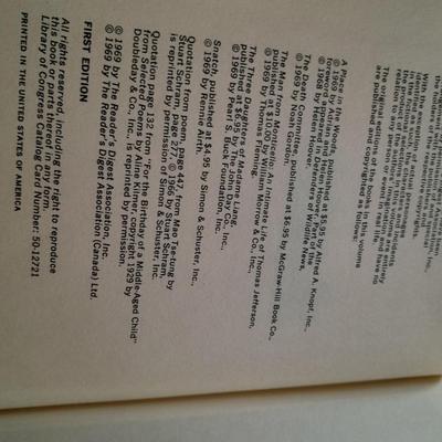 Vintage push button Tabletop telephone, Book with hidden compartment, and more