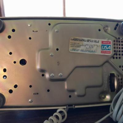 Vintage push button Tabletop telephone, Book with hidden compartment, and more