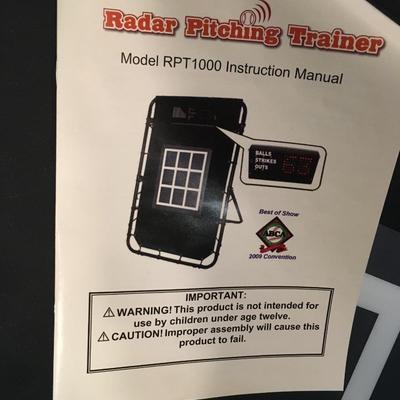 Radar Pitching trainer