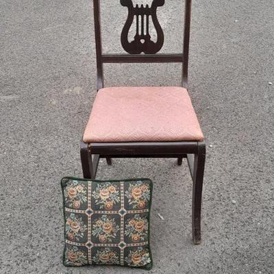 Antique Murphy Chair Company Lyre back Chair