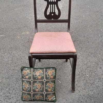 Antique Murphy Chair Company Lyre back Chair