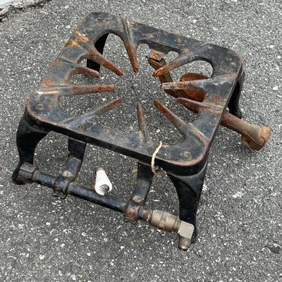 Vintage Cast Iron Gas Burner