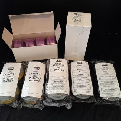 Honeywell NORTH safety Organic vapors respiratory replacement filters Different colors are different strengths. (1)