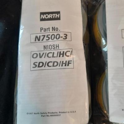 Honeywell NORTH safety Organic vapors respiratory replacement filters Different colors are different strengths. (1)