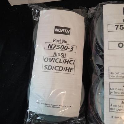 Honeywell NORTH safety Organic vapors respiratory replacement filters Different colors are different strengths. (1)