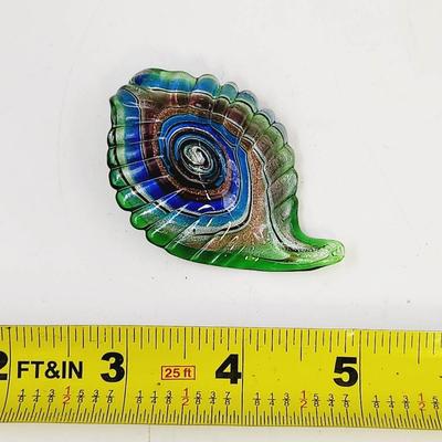 BEAUTIFUL ARTIST CRAFTED SWIRLED GLASS PENDANT