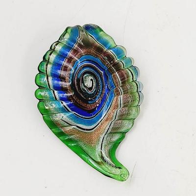 BEAUTIFUL ARTIST CRAFTED SWIRLED GLASS PENDANT