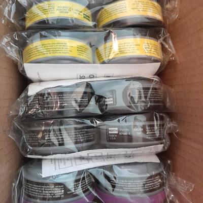 Honeywell NORTH safety Organic vapors respiratory replacement filters Different colors are different strengths. (2)