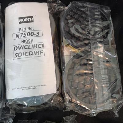 Honeywell NORTH safety Organic vapors respiratory replacement filters Different colors are different strengths. (2)