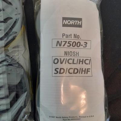 Honeywell NORTH safety Organic vapors respiratory replacement filters Different colors are different strengths. (2)