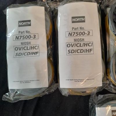 Honeywell NORTH safety Organic vapors respiratory replacement filters Different colors are different strengths. (3)