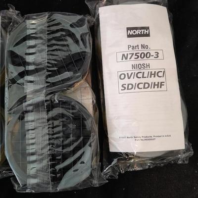 Honeywell NORTH safety Organic vapors respiratory replacement filters Different colors are different strengths. (3)