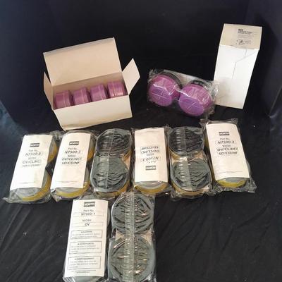 Honeywell NORTH safety Organic vapors respiratory replacement filters Different colors are different strengths. (3)