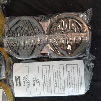 Honeywell NORTH safety Organic vapors respiratory replacement filters Different colors are different strengths. (3)