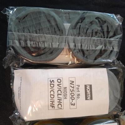 Honeywell NORTH safety Organic vapors respiratory replacement filters Different colors are different strengths. (5)