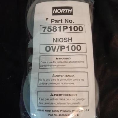 Honeywell NORTH safety Organic vapors respiratory replacement filters Different colors are different strengths. (5)