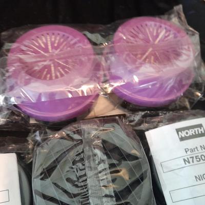 Honeywell NORTH safety Organic vapors respiratory replacement filters Different colors are different strengths. (5)