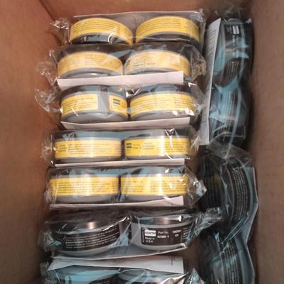 Honeywell NORTH safety Organic vapors respiratory replacement filters Different colors are different strengths. (6)