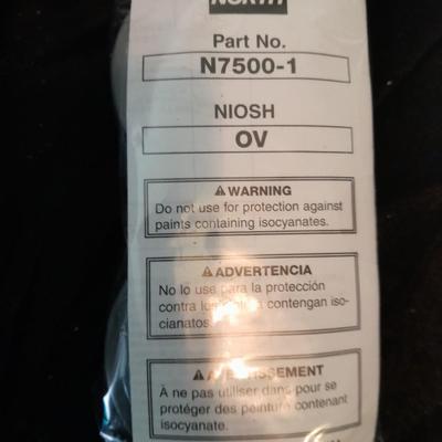 Honeywell NORTH safety Organic vapors respiratory replacement filters Different colors are different strengths. (6)