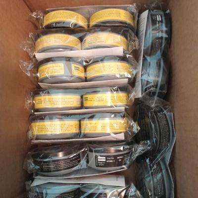 Honeywell NORTH safety Organic vapors respiratory replacement filters Different colors are different strengths. (6)