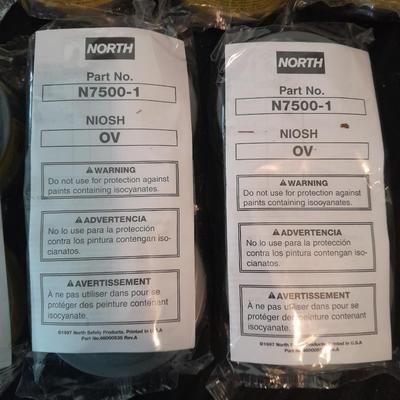 Honeywell NORTH safety Organic vapors respiratory replacement filters Different colors are different strengths. (7)