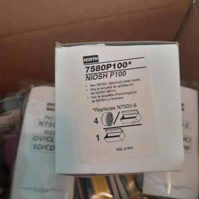 Honeywell NORTH safety Organic vapors respiratory replacement filters Different colors are different strengths. (7)