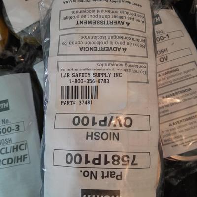 Honeywell NORTH safety Organic vapors respiratory replacement filters Different colors are different strengths. (7)