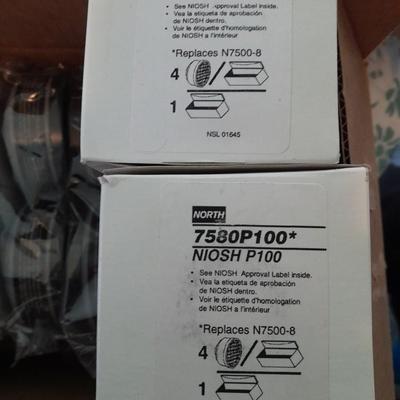 Honeywell NORTH safety Organic vapors respiratory replacement filters Different colors are different strengths. (4)