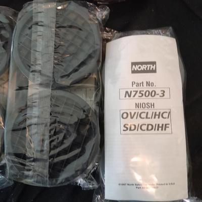 Honeywell NORTH safety Organic vapors respiratory replacement filters Different colors are different strengths. (4)