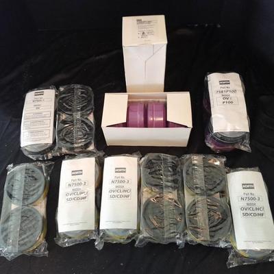 Honeywell NORTH safety Organic vapors respiratory replacement filters Different colors are different strengths. (4)