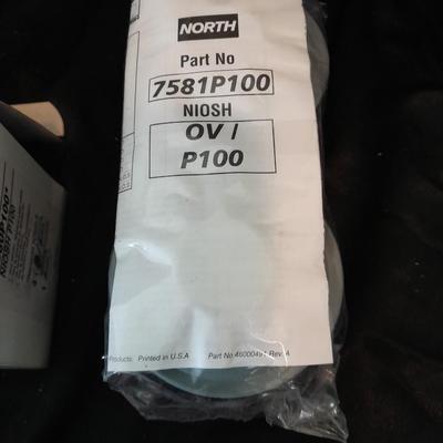 Honeywell NORTH safety Organic vapors respiratory replacement filters Different colors are different strengths. (4)