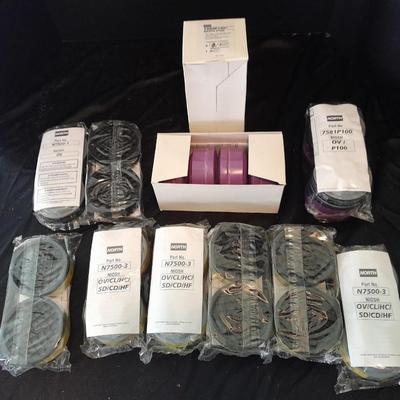 Honeywell NORTH safety Organic vapors respiratory replacement filters Different colors are different strengths. (4)