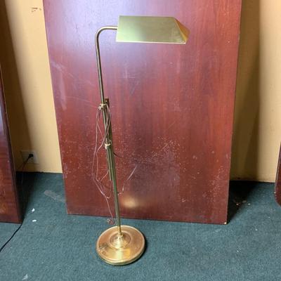 Lot 101 | Articulating Brass Floor Lamp