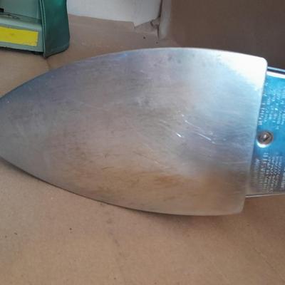 Vintage Ironmaster Model A-4Clothing Iron with folding Ironing board and Rack