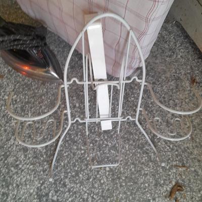 Vintage Ironmaster Model A-4Clothing Iron with folding Ironing board and Rack