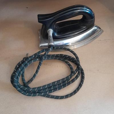 Vintage Ironmaster Model A-4Clothing Iron with folding Ironing board and Rack