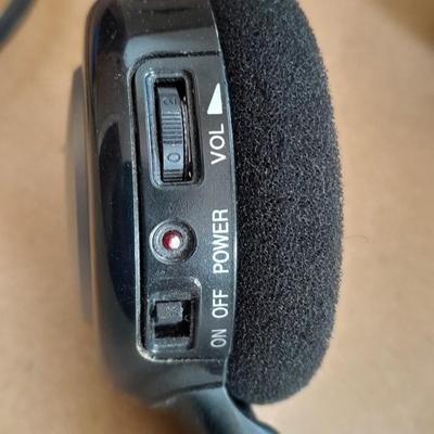 Sony Infrared stereo transmitterTMR-IF240R headphones with charger and Music on CD