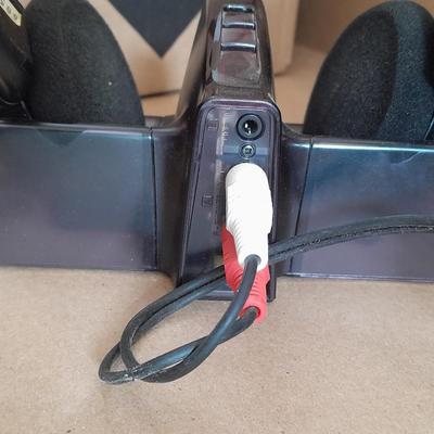 Sony Infrared stereo transmitterTMR-IF240R headphones with charger and Music on CD